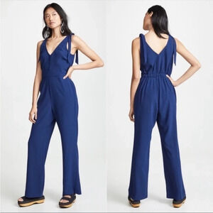 ✨NWT Cupcakes & Cashmere Lapis Blue Topeka Jumpsuit Women's Size Small